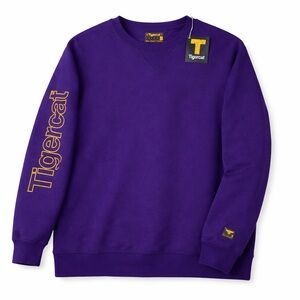 Tigercat Purple Crewneck Sweatshirt Workwear Graphic Sleeve Men’s 3XL NWT